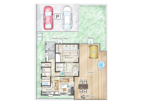 Shirako House | サウナとホットジャグジー 屋根付きBBQテラス 最大8名 駐車場2台 HOTEL DREAM MUSIC Minami-Kujūkuri