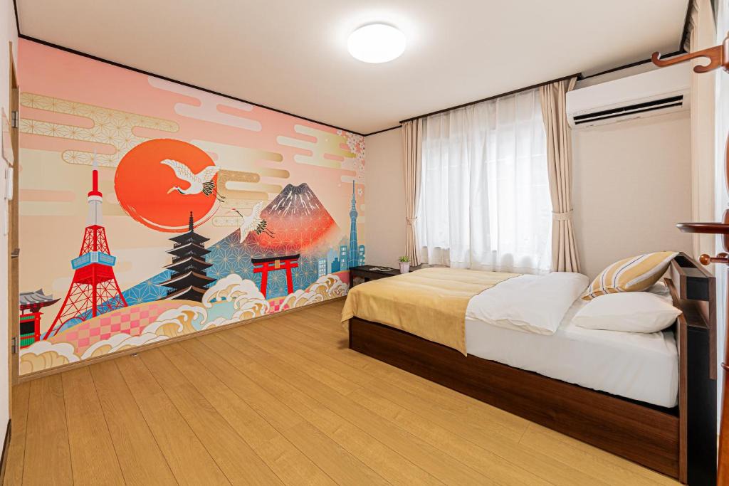 Minamikoiwa Apartment | AKI House Minami Koiwa Tokyo Spacious 4 Bedroom Private House