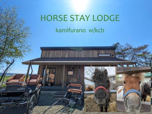 Sorachi-gun Villa | HORSE STAY LODGE kamifurano 山々と馬を眺める新築一棟貸 ホースステイロッジ上富良野