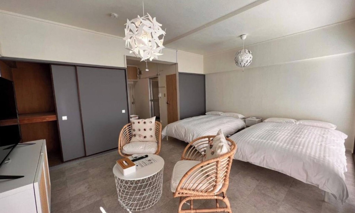 Shirahama Apartment | Nonsmoking Room 202 Westernstyle room twin/Nishimuro District Wakayama