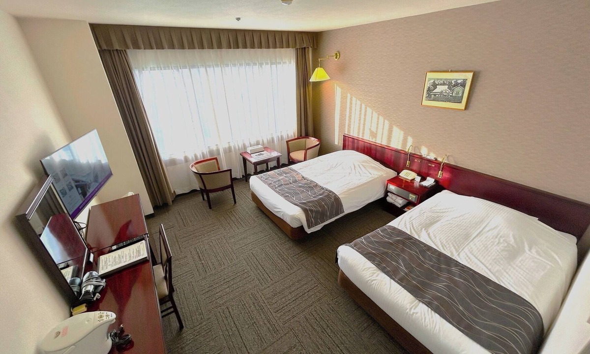 Tsuyama Hotel | Nonsmoking Twin Room 5th 6th Floor Free Bre/Tsuyama Okayama