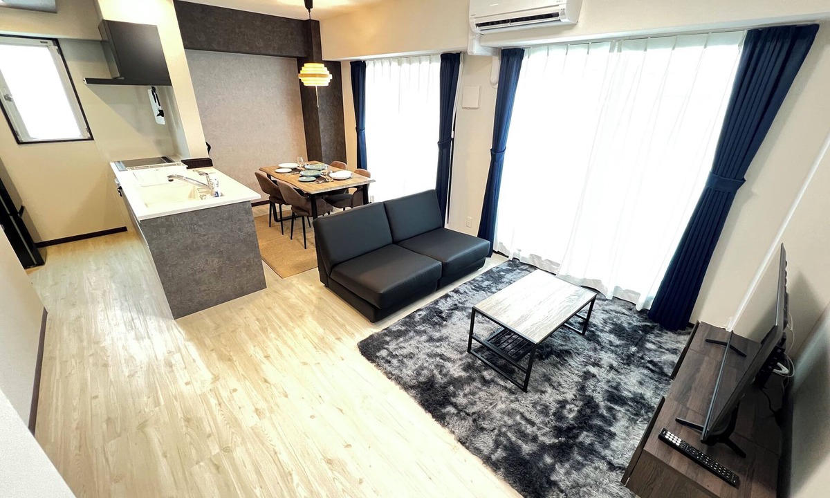 Joto Apartment | sn201/2 beds/1 sofa bed/7 min walk from the nearest station!