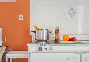 Studio 'Veronis 2' with Sea View, Shared Pool & Wi-Fi in Ithaca