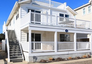 Townsend Inlet Beach Block 2nd floor of a duplex in Sea Isle City