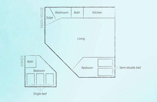 Shiraho House | 120 m² House ∙ 2 bedrooms ∙ 5 guests