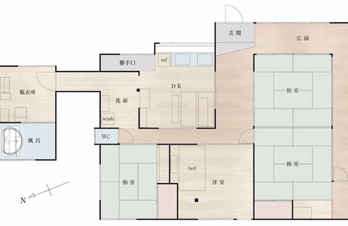 Kimitsu House | 123 m² House ∙ 4 bedrooms ∙ 6 guests