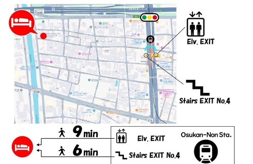 Naka Ward Apartment | 28 m² Apartment ∙ 1 bedroom ∙ 2 guests