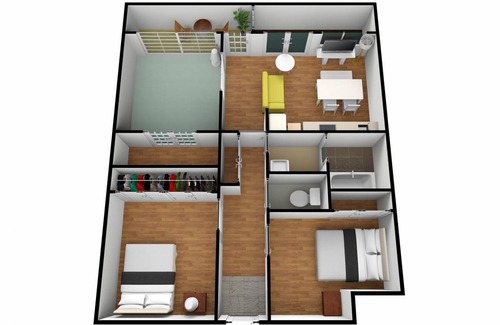 Minato Apartment | 80 m² Apartment ∙ 3 bedrooms ∙ 7 guests