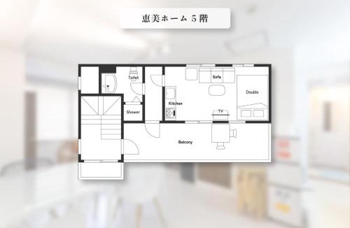 Higashishinsaibashi Apartment | 米山5 心斎橋エリアど真ん中 1ルーム ビルの5階になります evはありません