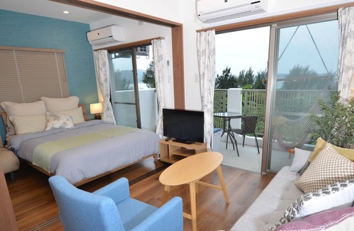 Motobu Apartment | 1Bedroom Apartment Ocean View Lower Floor / Kunigami-gun Okinawa