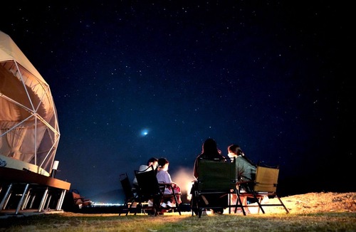 Ama RV Rental | 3 Geodome DinnerBreakfast included plan For /Oki County Shimane