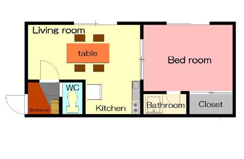 Asahikawa Apartment | 35 m² Apartment ∙ 1 bedroom ∙ 3 guests