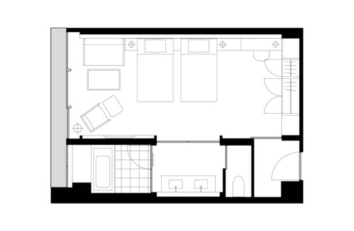 Kumoji Hotel | 45 m² Hotel ∙ 1 bedroom ∙ 2 guests