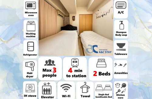 Nishishinsaibashi Apartment | A&C STAY Shinsaibashi