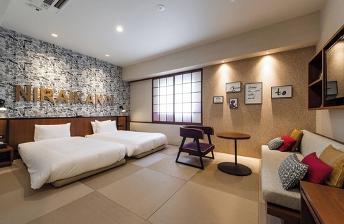 Naha City Centre Hotel | Japanesestyle roomTatami floorTwin bedroom vs/Naha Okinawa
