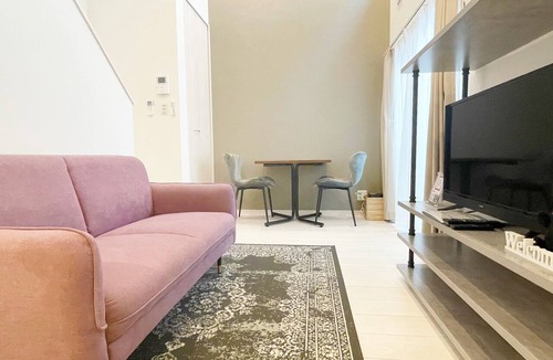 Nishi Ward Apartment | No 202 Close to Kumamoto Station maisonette type Semidouble bed x 2 sofa TV with video app/Kumamoto Kumamoto