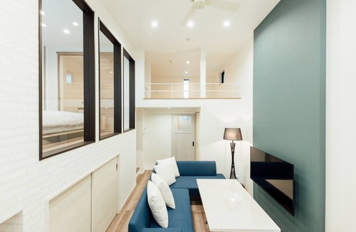 Chuo Ward Apartment | No205Near Kumamoto Station Large sofa Maisonette type with kitchen for 1 to 4 people/Kumamoto Kumamoto