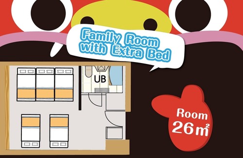 Asato House | Nonsmoking Family room Simmons bed 26 sqm | Pla / Naha Okinawa