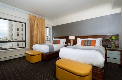 Downtown Portland Hotel | Premium Two Double Beds
