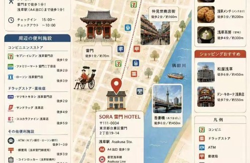 Kaminarimon Hotel | SORA雷門 Hotel