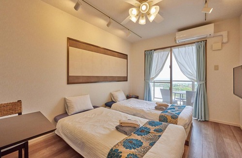 Motobu Hotel | Superior Twin Room Ocean View Conveniently loca/Kunigami-gun Okinawa