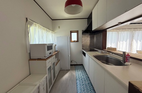 Yonezawa House | The entire 200 square meter house with private dog run (with star-filled sky)