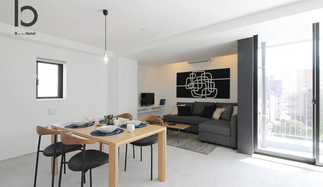 b hotel Heiwaodori 701 - Spacious Apt Famous Hiroshima Dori 6ppl