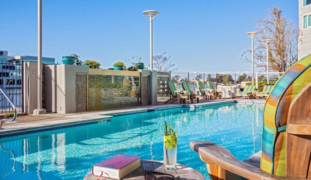 Classic King Room at Grand Bay San Francisco Hotel, Pet-friendly Property w/Pool in Redwood City