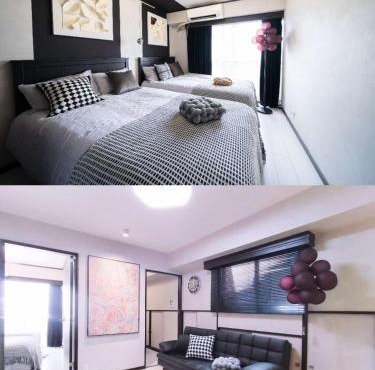 G112新宿最中心 交通枢纽 超级商圈 两室一厅 新宿三丁目车站4分 2 rooms Shinjuku center 4 mins to ST Max 7P 直达新宿 涉谷 表参道 池袋 上野 代代木 银座 原宿