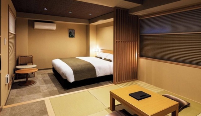 JapaneseWestern Style Queen Bedroom A for 3 peop/Kyoto City Kyōto