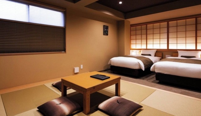 JapaneseWestern style moderate twin room for 3 p/Kyoto City Kyōto