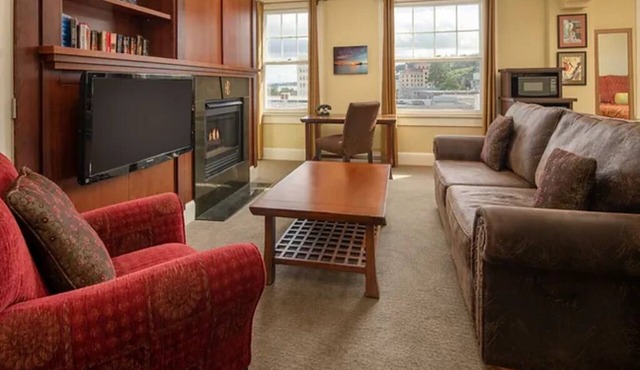Modern Meets Victorian: Room w/Handcrafted Cabinetry & Heated Tile Floors in Astoria