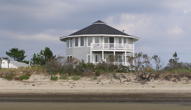 Panoramic views of Delaware Bay in Middle Township