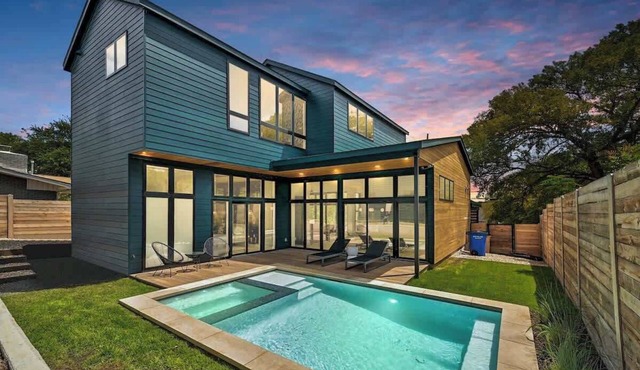 Pool, Hot Tub, Guest House | Near UT Football in Austin