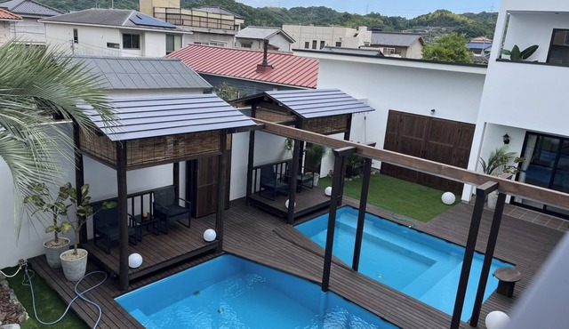 Private room in the villa Ensuite bathroom with /Onomichi Hiroshima