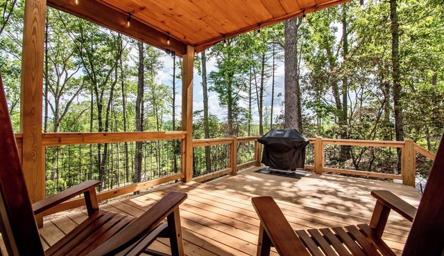 Secluded, Peaceful Mountain Cabin-Great Views, Hot Tub, Fire Pit, Pet Friendly in Murphy
