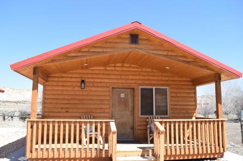 Log Cottages At Bryce Canyon 