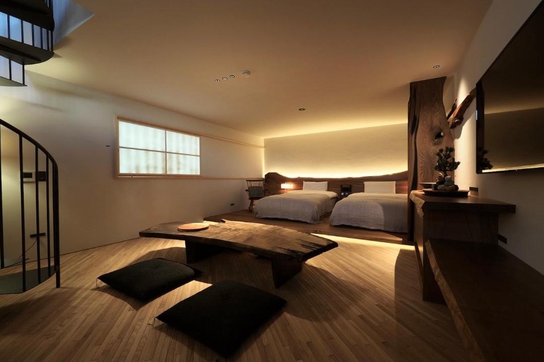 Miyacho Hotel | 富士山リトリートMUKUten舎 富士宮 MtFuji Retreat MUKUtensha Fujinomiya natural wood retreat hotel