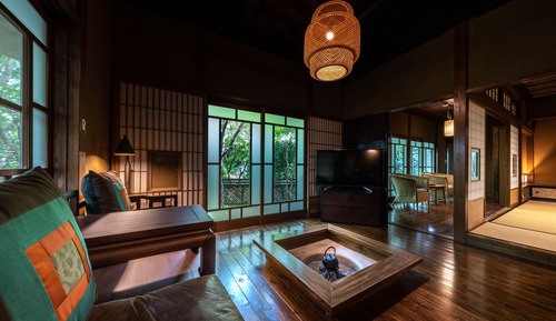 Japanese-Style Superior Room with Open-Air Bath  (Shunrinan)