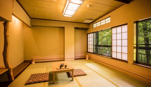Standard Japanese Style Room with open-air Bath for 5 People, Non-Smoking
