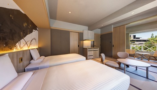 Premium Japanese-Western Room with Kinsen Free-Flow Hot Spring (Corner View), Non smoking