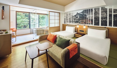 Standard Room, 2 Twin Beds (Private Hot Spring)