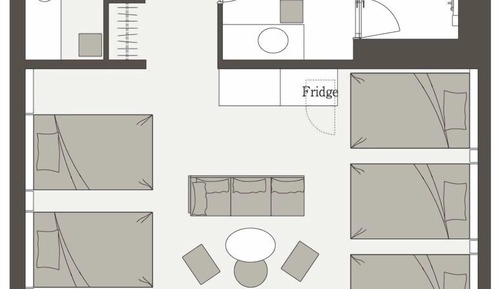 Executive Fifth Terrace Room for 5 People, Non Smoking