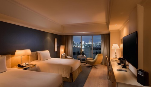 Twin Premium Executive - Non-Smoking - 40sqm - Rainbow Bridge View - Executive Lounge Access