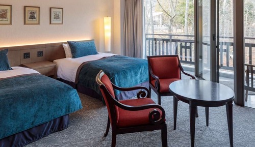 Standard Alps Twin Room (2nd-4th floor) Alps side, Non Smoking
