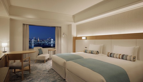 Premier Floor Deluxe Twin, Rainbow Bridge Side, Non Smoking