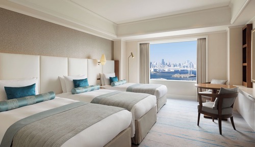 Club Breeze Deluxe Triple Room, Rainbow Bridge Side, Non Smoking (Executive Lounge Access)