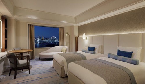 Club Breeze Deluxe Twin, Rainbow Bridge Side, Non Smoking (Executive Lounge Access)