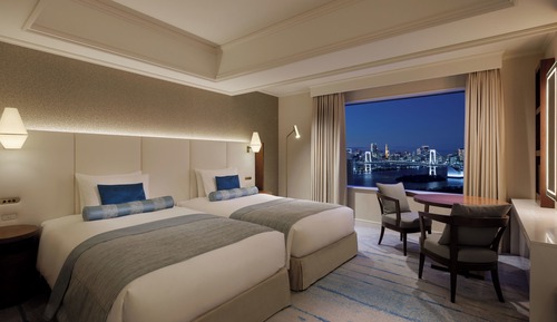 Club Breeze Superior Twin, Rainbow Bridge Side, Non Smoking (Executive Lounge Access)