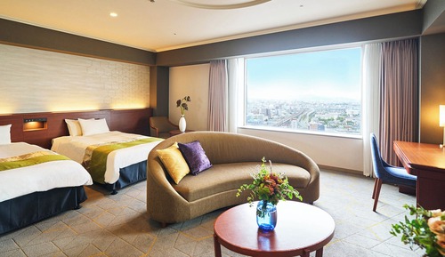 15th-23th Floor, Deluxe Twin room, 53 Square meter, Non Smoking